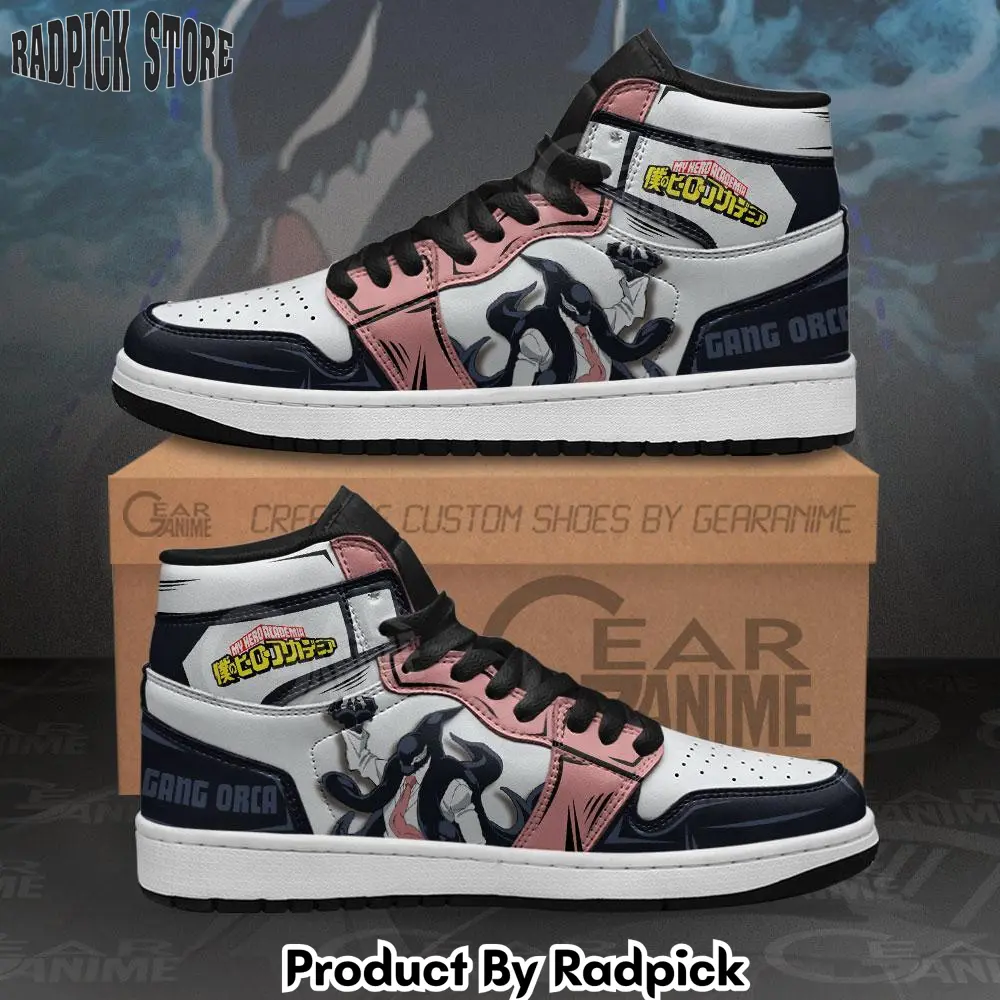 Hero gang orca air jordan high top sneakers anime mn13  rp0246772